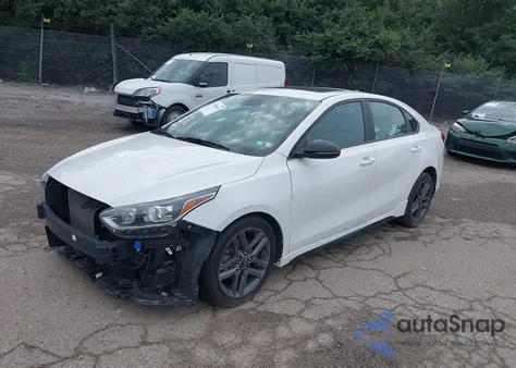 2021 Kia Forte Gt-Line z USA, uszkodzony, nr VIN 3KPF34AD4ME405107